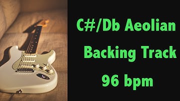 C# / Db  Aeolian Mode Backing Track v2