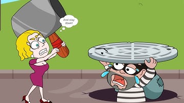 Save The Girl (Lion Studios) - The Sneaky Thief - Funny NOOB VS PRO Android Gameplay Walkthrough HD