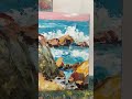 Ocean oil painting by Dorothy Laz available on eBay