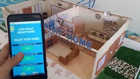 Percobaan Desain Aplikasi Interface Smarthome Bebasis LoRa