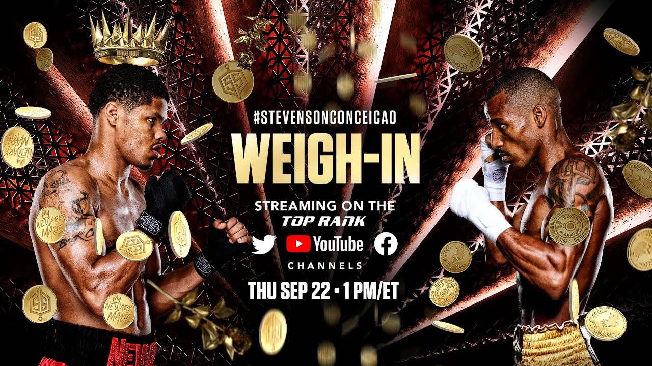 Shakur Stevenson vs Robson Conceicao OFFICIAL WEIGH-IN