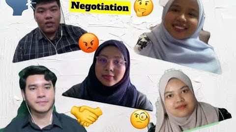 NEGOTIATING FOR THE BEST OUTCOME VIDEO BY GROUP 4 FROM UHLB 3132 SECTION 29 2021/2022