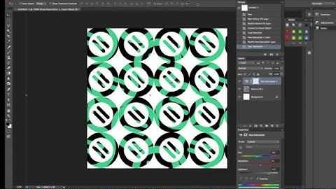 Recolor Photoshop patterns adjustments