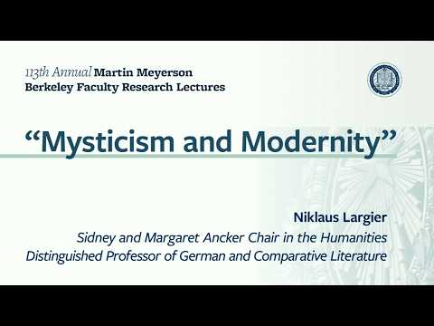 Martin Meyerson Berkeley Faculty Research Lecture: Niklaus Largier
