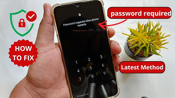 Password Required When Phone Restarts