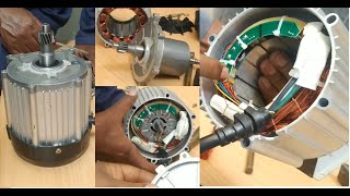 how to teardown electric vehicle's brushless motor