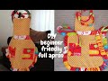 DIY beginner friendly full apron | DIY with me