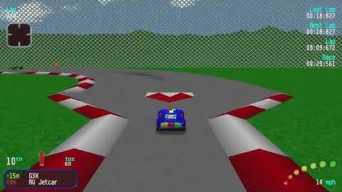 Re-Volt Custom Track Grand Prix (TEST) by Allan1, Acclaim, 16 Cars 4 Laps & Pickups!