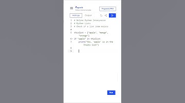 Check if a list item exists #python #list #pythonlists #coding #programming #ai #beginners #viral