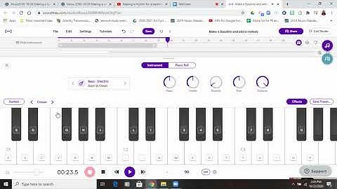 Recording a Bassline On Soundtrap