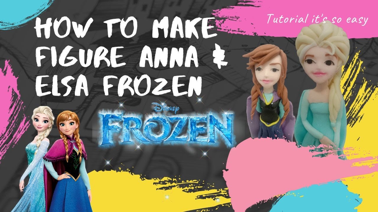 Elsa Making HOW TO MAKE FROZEN ELSA ANNA WITH FONDANT #frozen #elsa #anna - YouTube