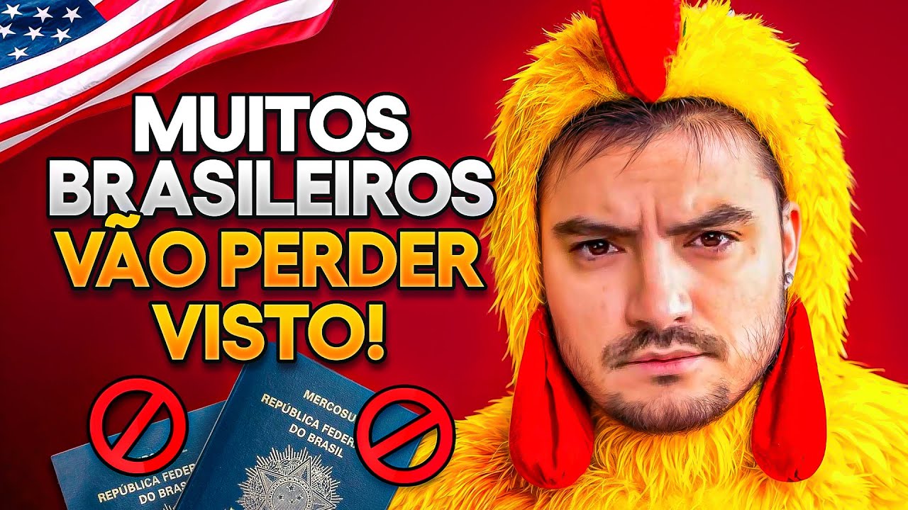 Pq FELIPE NETO e mais brasileiros podem perder o Visto Americano?