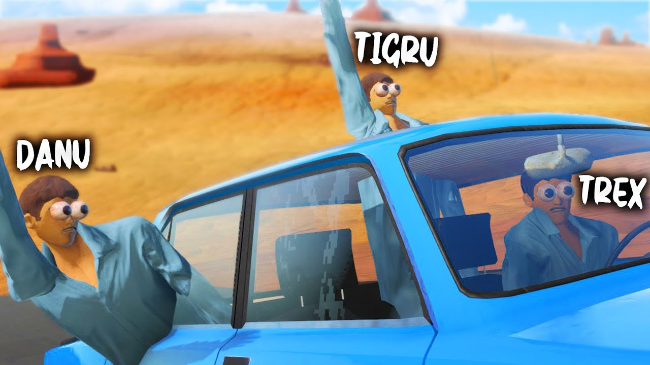 Trio NEBUN pe The Long Drive Multiplayer!