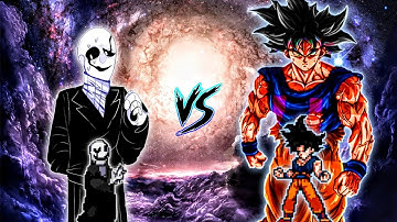 WD Gaster V2 (New) VS Manga Goku Ultra Instinct in Jump Force Mugen