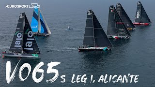 The Full Replay of VO65 Stage 1 Start | The Ocean Race | Eurosport