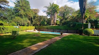 Experience lush lawns and gardens of this ambassadorial residence, Old Muthaiga . #propertyrental