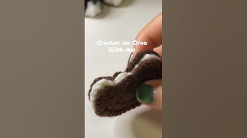🍪Want a bite?| Crochet |  Easy & Quick | Tutorial uploaded #crochet #crochettutorial #oreocake
