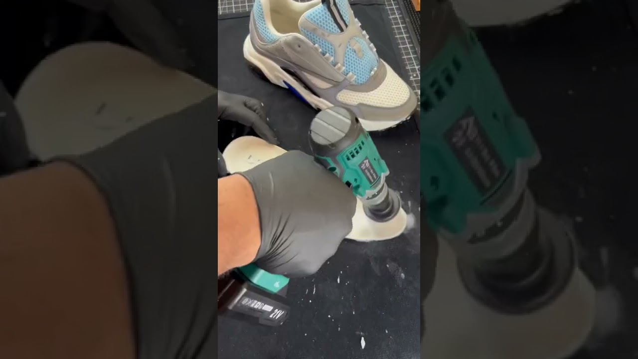 Dior B22 deep clean & restoration 😍🔥 #dior #asmr #asmrcleaning #shoecleaning #shoerestoration