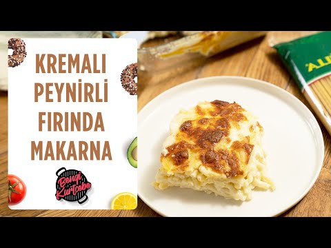 Kremalı Peynirli Fırında Makarna Tarifi | Makarna Böreği