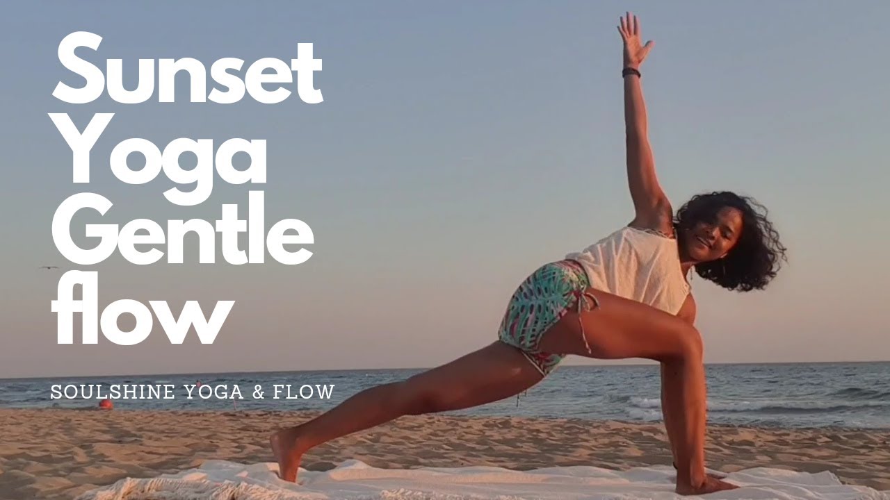 Sunset Yoga Gentle Flow | 35 mins - YouTube
