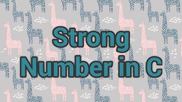 Strong Number in C