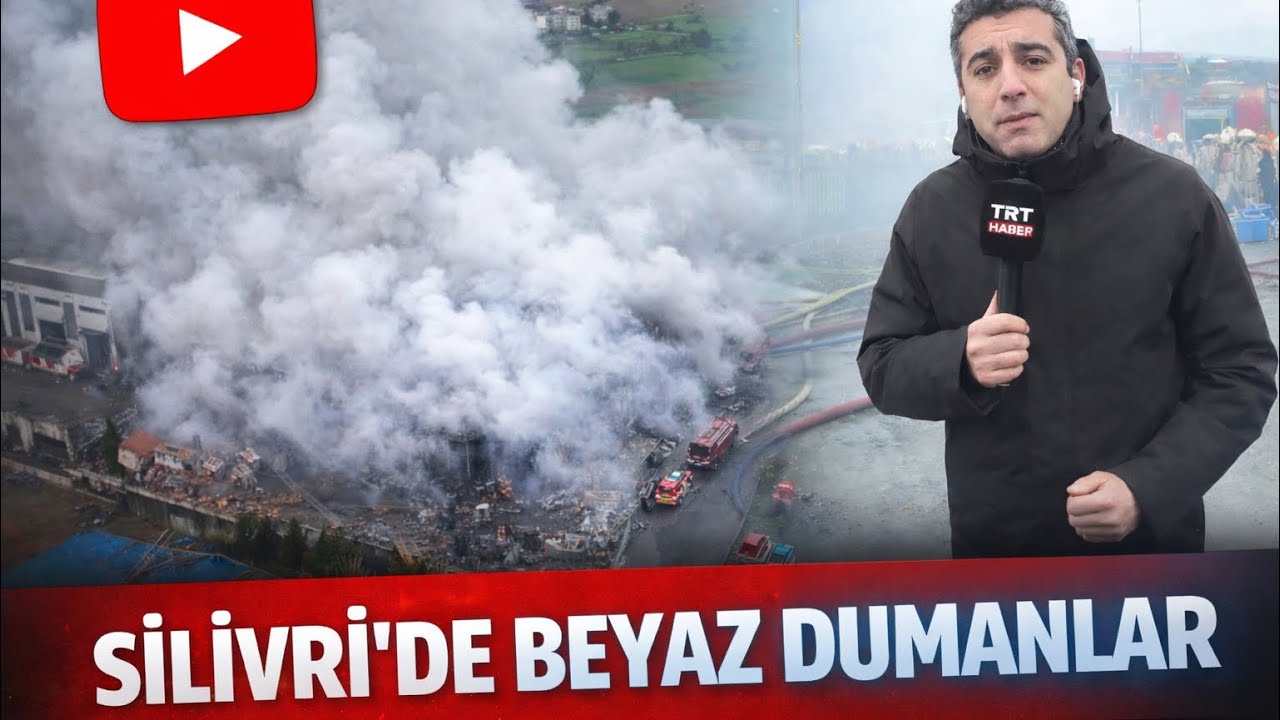 SİLİVRİ SEMALARINDA BEYAZ DUMANLAR | Dev Fabrika Küle döndü