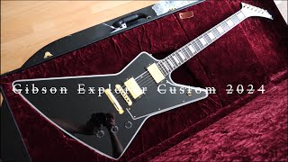ギター Gibson USA Explorer Ebony Gibson Custom Explorer Custom with Ebony Fingerboard - Ebony