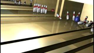 Bowling Alley Simulation in Blender