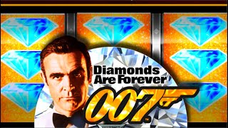 Live Play On 007 James Bond Diamonds Are Forever Slot Machine