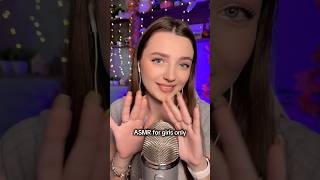 ASMR for girls only #asmr #asmrsounds #asmrrelax #asmrsleep #relax #tingles #asmrvideo