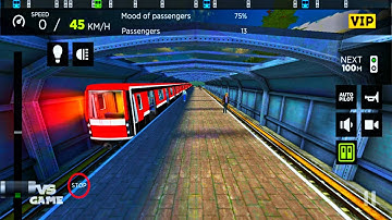 New Train Color | Subway Simulator 3D Android Gameplay