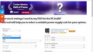 how to calculate power supply wattage pc desktop LINK: screenshot 5