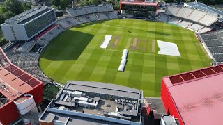 Emirates Old Trafford Cricket Ground - drone overview - Lancashire CC - England