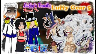 Luffys Family React To Luffy Gear 5 Egghead One Piece React Gacha Life Gacha Club