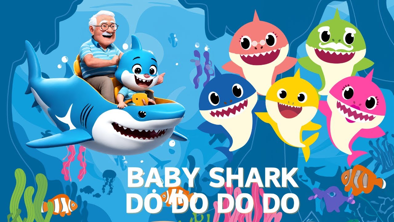 Colorful Baby Shark Dance for Kids 🎵 | Learn Colors in the Ocean 🌊