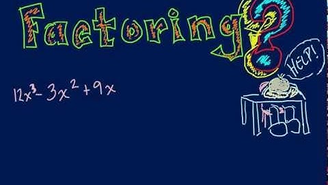 Introduction to Factoring Polynomials using GCF (Tutor Zone)