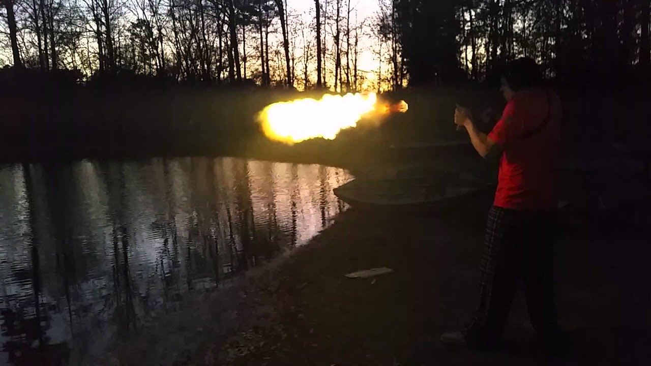 AR pistol at dusk