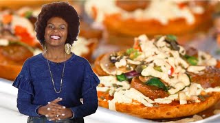 Making Vegan Mini Pizzas With Tabitha Brown