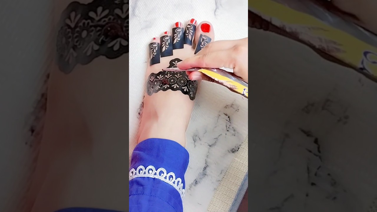 beautiful sticker mehndi design #shorts