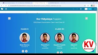 Update Our Vidyalaya Toppers details in KVS Website screenshot 4