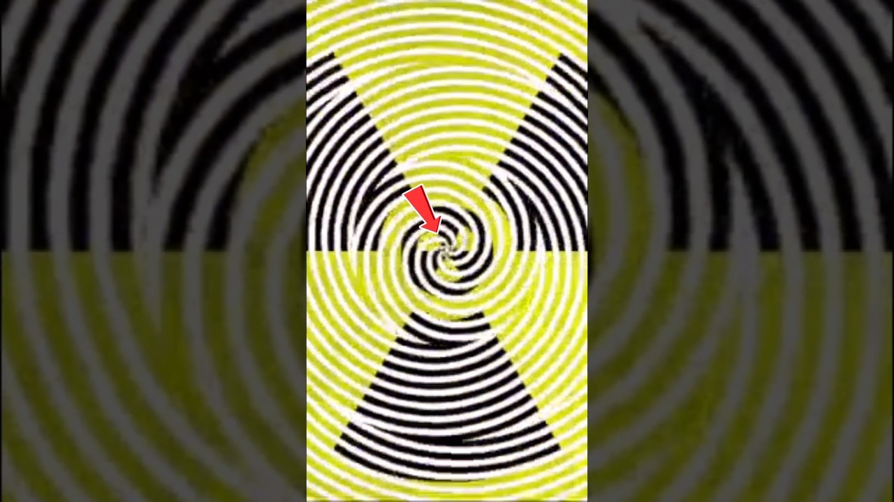 Получи радиоактивное зрение -оптическая иллюзия. 