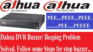 How to Solved Dahua DVR Beeping Problem!