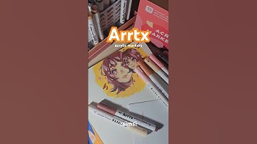 arrtx acrylic markers #acrylicmarker #acrylic #arrtx #arrtxacrylicmarkers #drawing #art