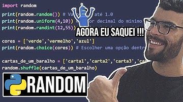 Random Python como usar + DESAFIOS #DevAprender #RumoA50mil