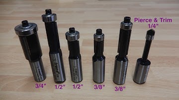Trend half inch router bit set. Full demo of the popular set including example cuts and uses.