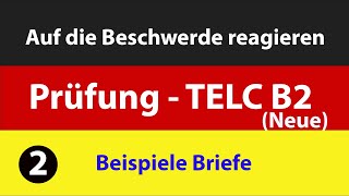 Auf eine Beschwerde reagieren | Brief schreiben | B2 - neue Prüfung