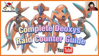 Complete Deoxys Raid Counter Guide by Pokebattler
