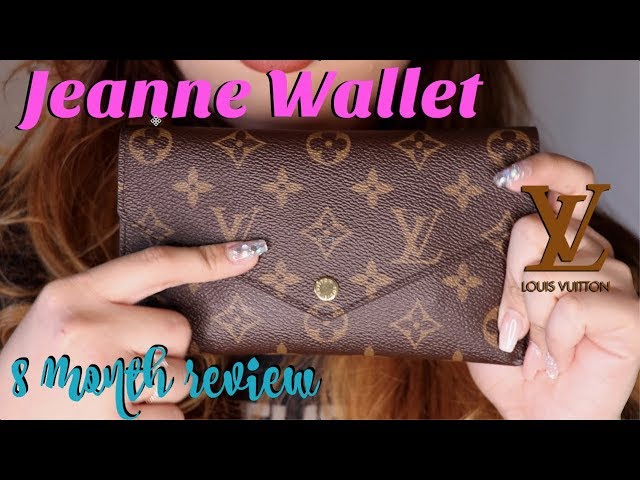 Louis Vuitton Monogram Canvas Jeanne Wallet Article:M62155 Made in