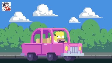 The Simpsons Pixel Art Intro