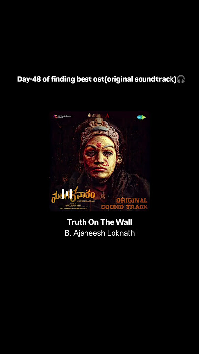 Day-48 of finding best ost 🔥 #ost #ajaneeshloknath #music
